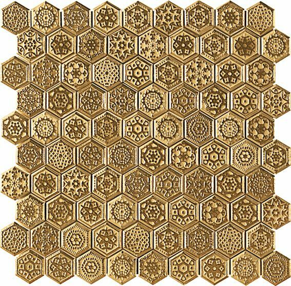 Ape Ceramica Mosaics Adelaide Gold Декор